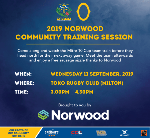 2019 Norwood Community Training Session
