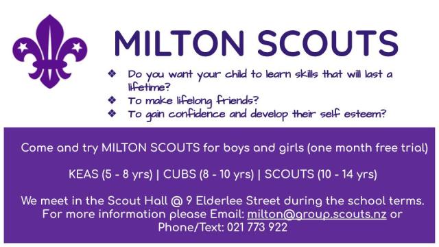 MILTON SCOUTS